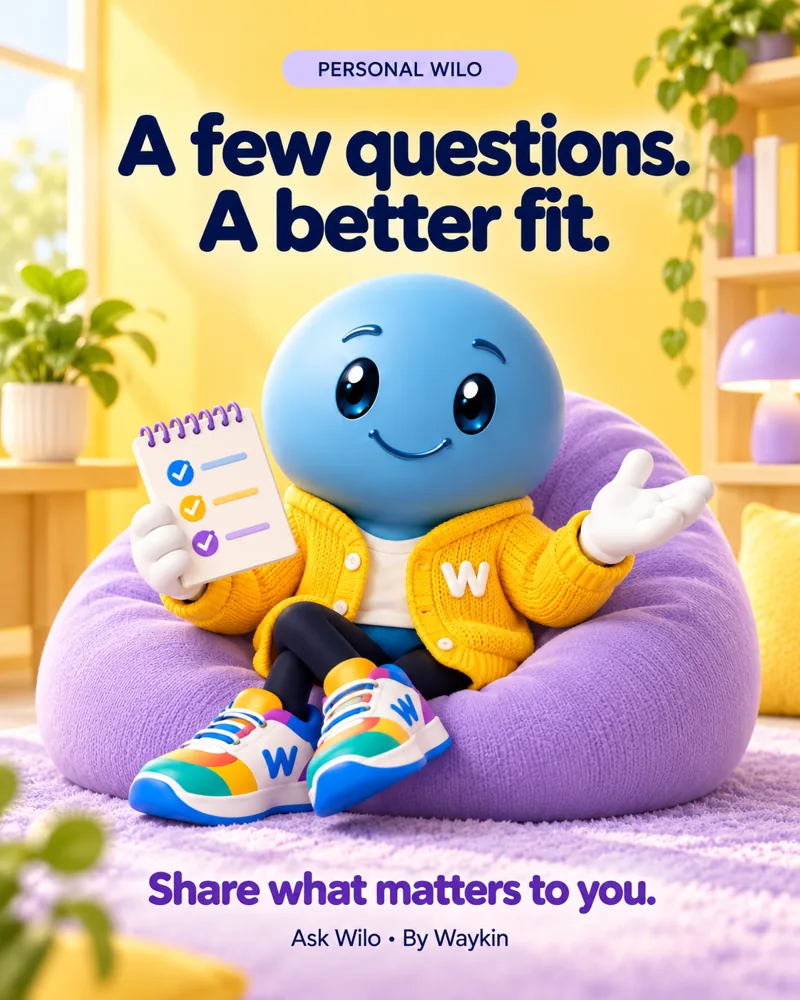 A few questions. A better fit. Share what matters to your family.
